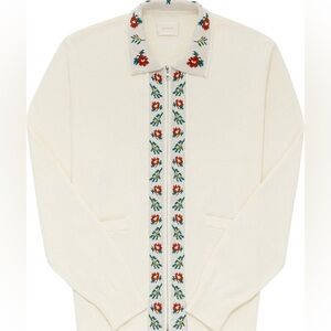 Aime Leon Dore full zip floral cardigan